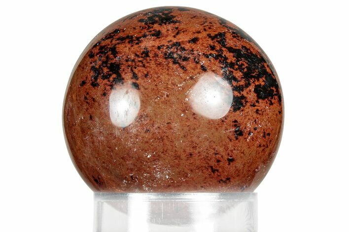 Polished Mahogany Obsidian Sphere - Mexico #360033